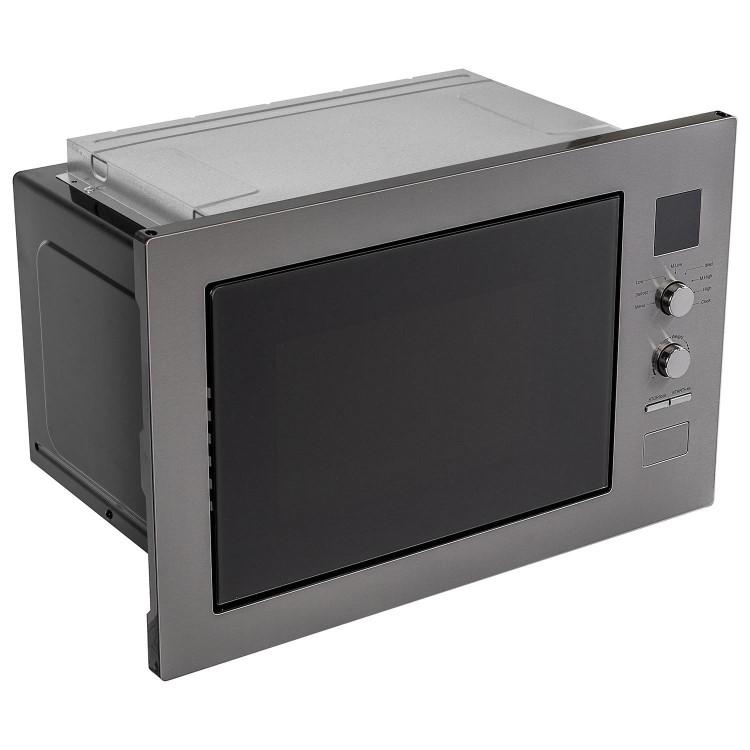 electriQ Built-In Microwave - Dark Inox