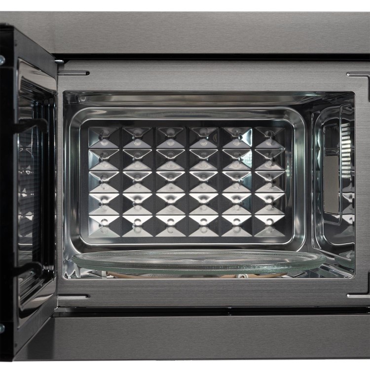 electriQ Built-In Microwave - Dark Inox