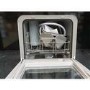 Refurbished electriQ EQDWTTGF 2 Place Mini Table Top Dishwasher with Glass Front White