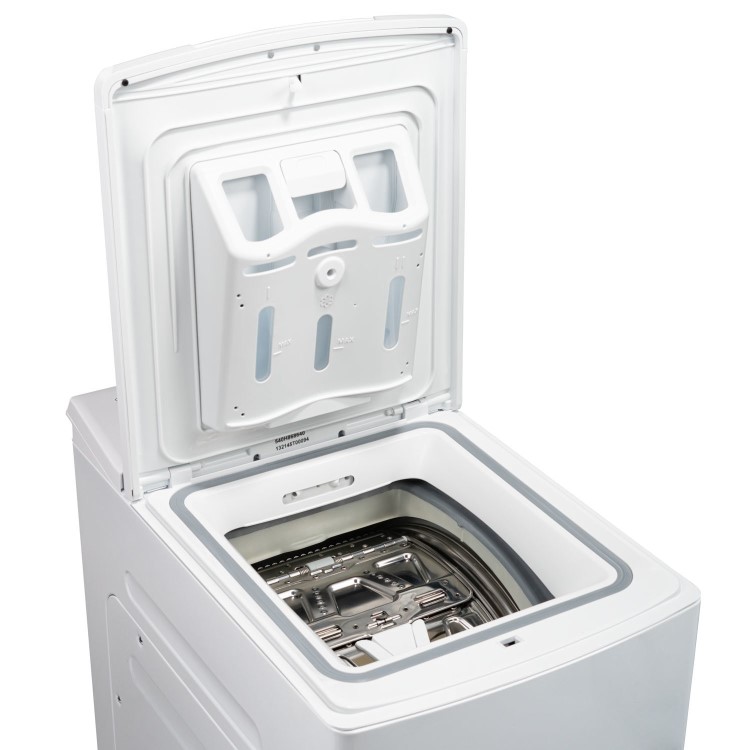 Refurbished electriQ eiQWMTL8 Freestanding 8KG 1300 Spin Top Loading Washing Machine White