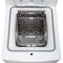 Refurbished electriQ eiQWMTL8 Freestanding 8KG 1300 Spin Top Loading Washing Machine White