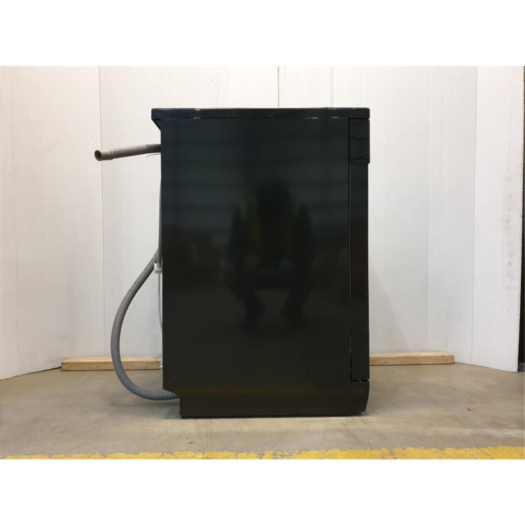 Refurbished electriQ EQDW45BLACK 10 Place Freestanding Slimline Dishwasher Black