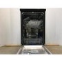 Refurbished electriQ EQDW45BLACK 10 Place Freestanding Slimline Dishwasher Black