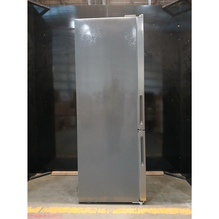 Refurbished electriQ eiQ70185FFINOX Freestanding 442 Litre 60/40 Frost Free Fridge Freezer Stainless Steel
