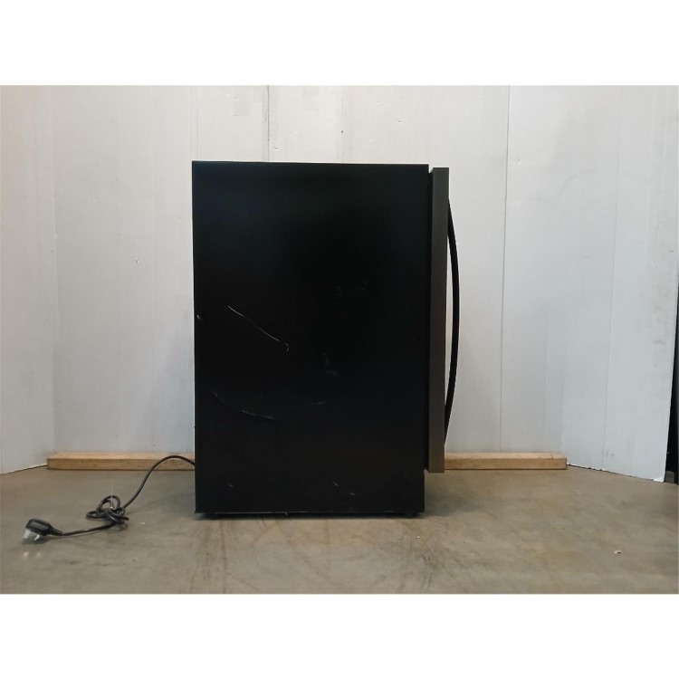 Refurbished electriQ eiQ30WINEPREM Freestanding 18 Bottle Single Zone Under Counter Wine Cooler Premium Dark Stainless Steel