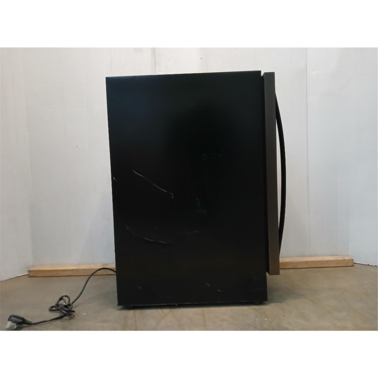 Refurbished electriQ eiQ30WINEPREM Freestanding 18 Bottle Single Zone Under Counter Wine Cooler Premium Dark Stainless Steel