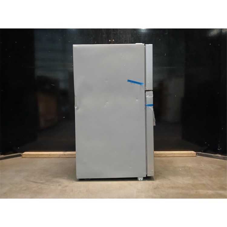 Refurbished electriQ eiQUCFFSve Freestanding 86 Litre 70/30 Under Counter Fridge Freezer Silver