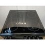 Refurbished electriQ EQEC60B5 60cm Double Oven Electric Cooker Black