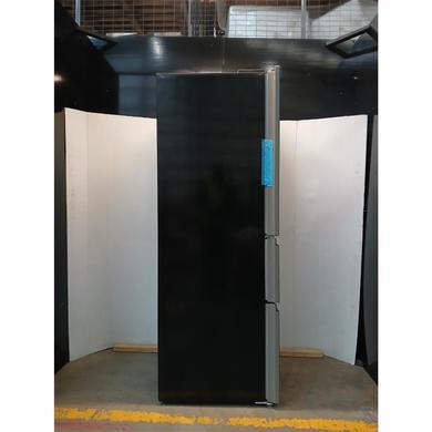 Refurbished electriQ eiQ60FDFF Freestanding 320 Litre Frost Free American Fridge Freezer Black Glass