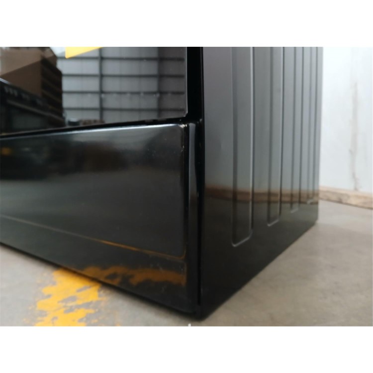 Refurbished electriQ EQRANGE90GASBLACK 90cm Single Oven Gas Range Cooker Black