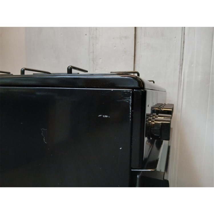 Refurbished electriQ EQDFC360BL 60cm Dual Fuel Cooker Black