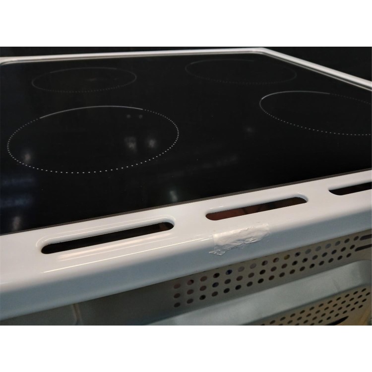 Refurbished electriQ EQECW160CERAMIC 60cm Electric Cooker White