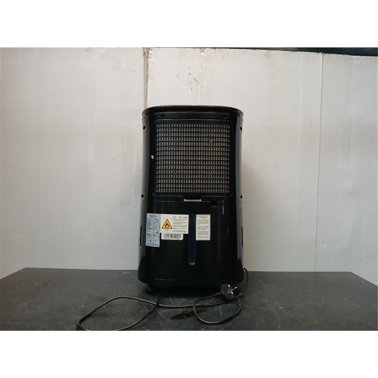 GRADE A3 - electriQ 12L Low-Energy Quiet Laundry Dehumidifier - Black