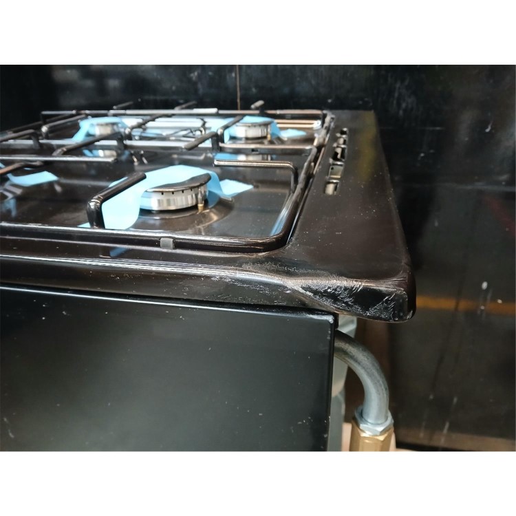 Refurbished electriQ EQDFC360BL 60cm Dual Fuel Cooker Black