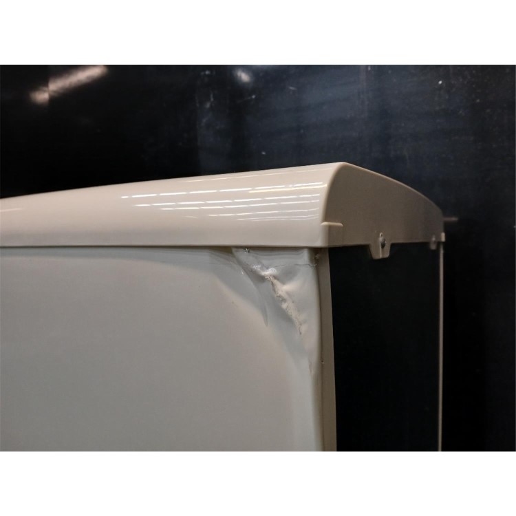 Refurbished electriQ EQRETROTMCREAMVE Freestanding 204 Litre 80/20 Retro Fridge Freezer Cream