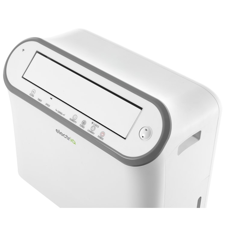 GRADE A2 - electriQ 25L Smart Low-Energy Laundry Dehumidifier - Optimal Performance in Low Temperatures