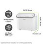 GRADE A2 - electriQ 25L Smart Low-Energy Laundry Dehumidifier - Optimal Performance in Low Temperatures