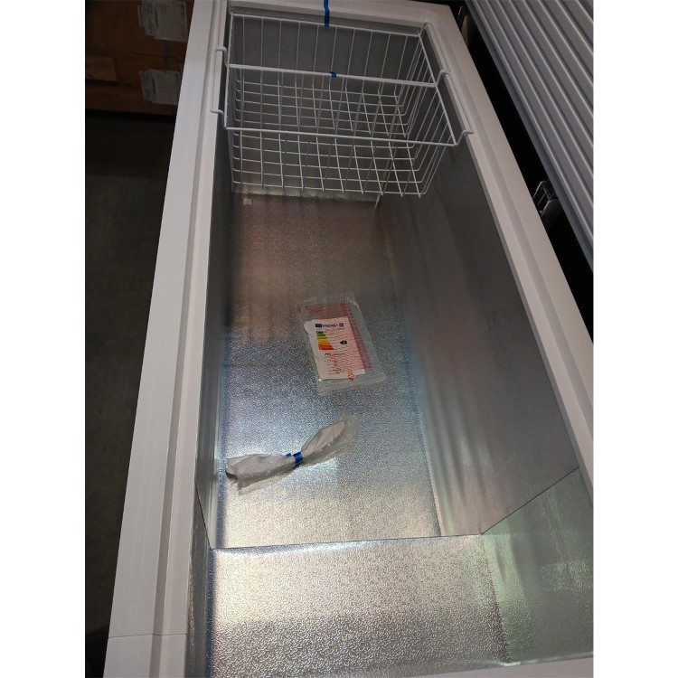 Refurbished electriQ eiQCHEST500 500 Litre Chest Freezer White