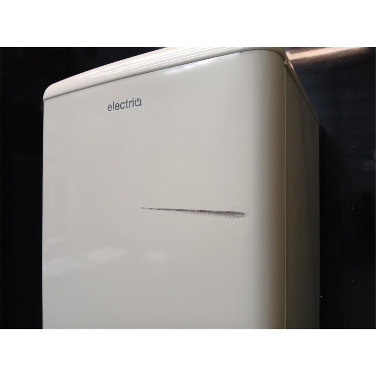 Refurbished electriQ Retro EQ6040RETROCREAMVE Freestanding 244 Litre 60/40 Frost Free Fridge Freezer