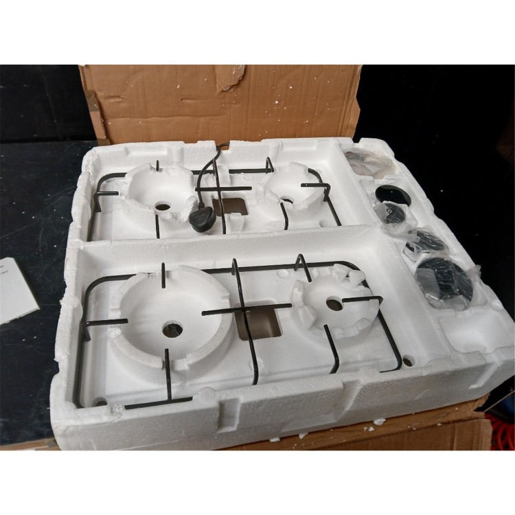 Refurbished electriQ EQGH604SS 60cm 4 Burner Gas Hob Stainless Steel