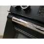 GRADE A3 - electriQ 60cm Double Oven Cooker with Ceramic Hob - Black