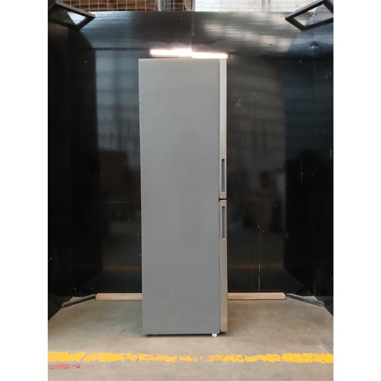 Refurbished electriQ eQ175FFLFINOXVE Freestanding 254 Litre 50/50 Low Frost Fridge Freezer Stainless Steel