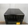 GRADE A3 - electriQ 50cm Double Cavity Electric Cooker - Black