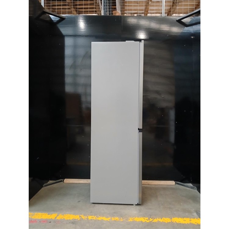 GRADE A3 - electriQ 245 Litre 50/50 Freestanding Fridge Freezer - Stainless Steel
