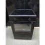 Refurbished electriQ 60cm Single Oven Cooker with Induction Hob - Black