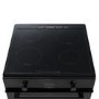 Refurbished electriQ 60cm Single Oven Cooker with Induction Hob - Black