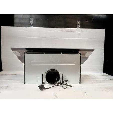 Refurbished electriQ eiQAN90BSSHEv2 90cm Super Silent Angled Cooker Hood Black