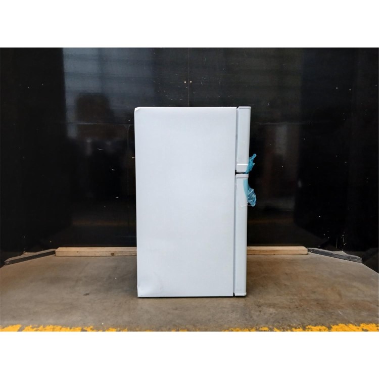 GRADE A3 - electriQ 80 Litre Under Counter Freestanding Fridge Freezer - White