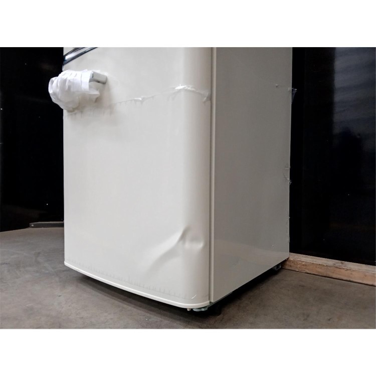GRADE A3 - electriQ 80 Litre 70/30 Retro Freestanding Fridge Freezer – Cream