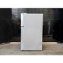 GRADE A3 - electriQ 80 Litre Under Counter Freestanding Fridge Freezer - Silver