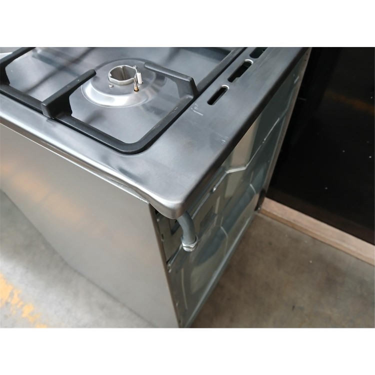 Refurbished electriQ 60cm Dual Fuel Cooker - Stainless Steel