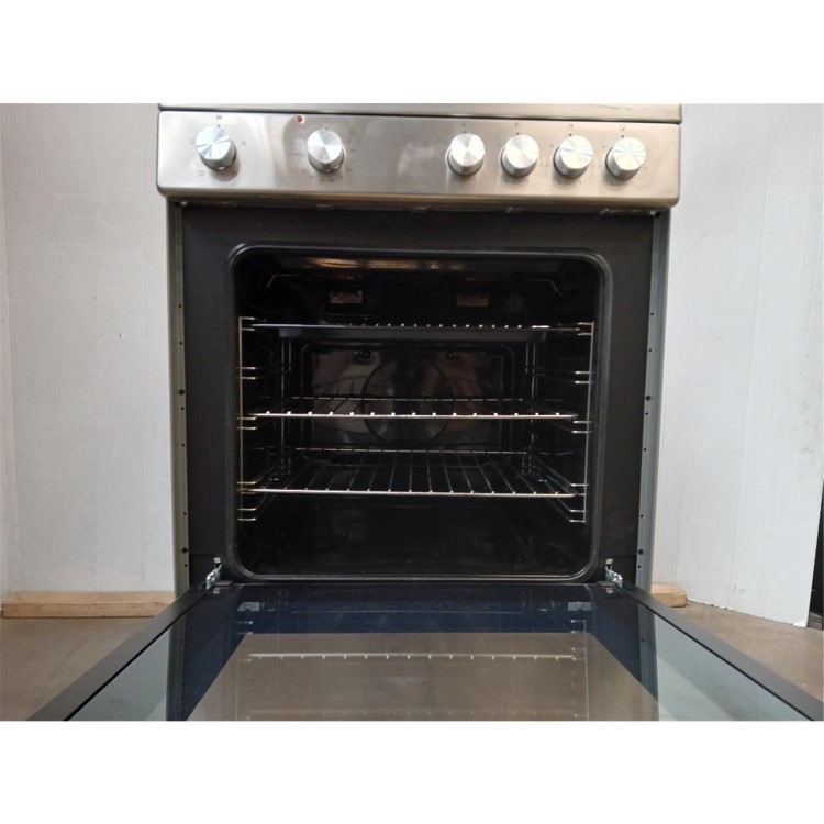 GRADE A3 - electriQ 60cm Electric Cooker - Stainless Steel