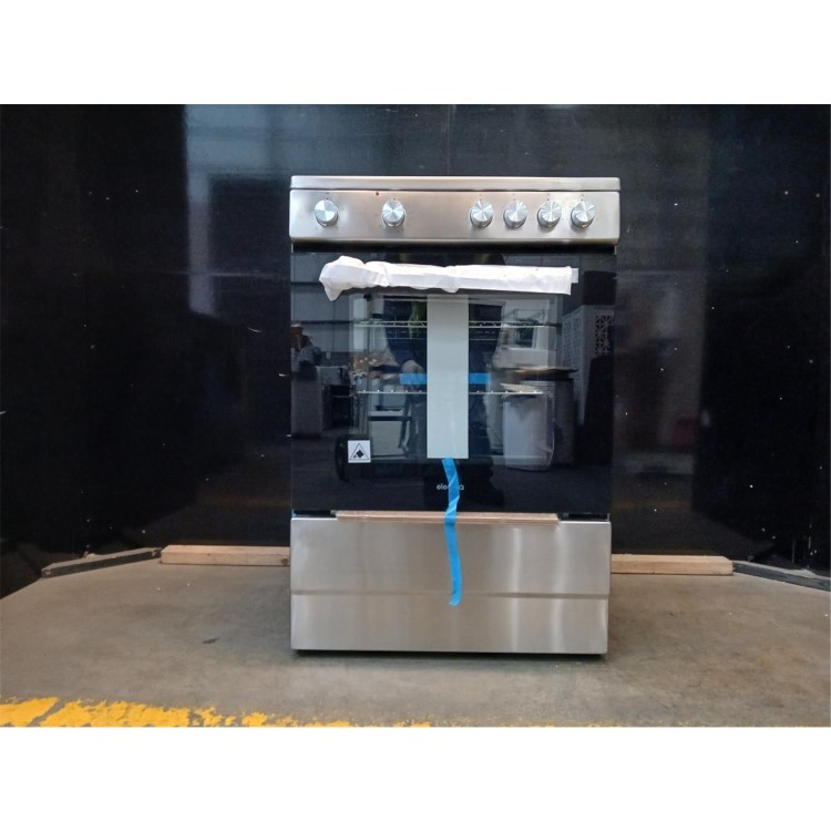 GRADE A3 - electriQ 60cm Electric Cooker - Stainless Steel