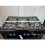 Refurbished electriQ 90cm Gas Single Oven Range Cooker - Black