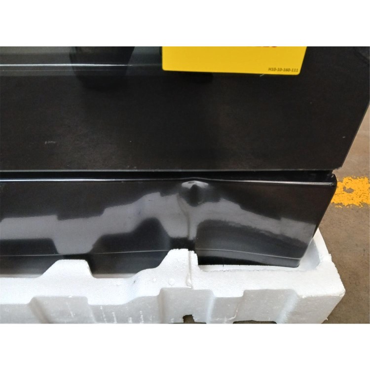 Refurbished electriQ 90cm Gas Single Oven Range Cooker - Black