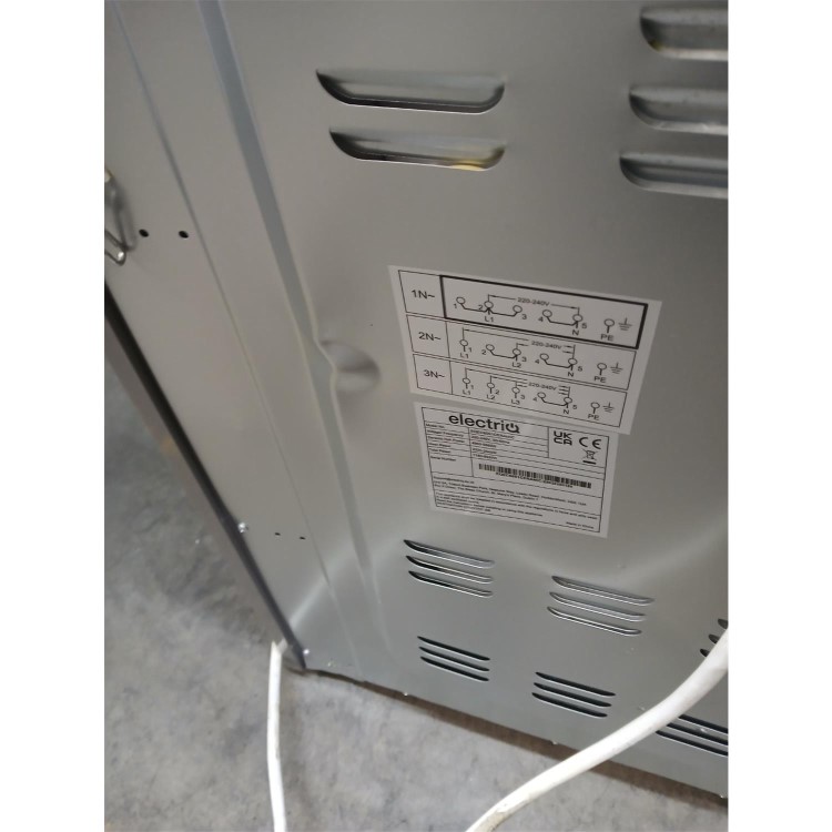 Refurbished electriQ 60cm Electric Cooker - Stainless Steel