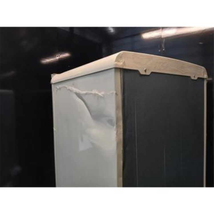 Refurbished electriQ 244 Litre 60/40 Retro Freestanding Fridge Freezer - Cream