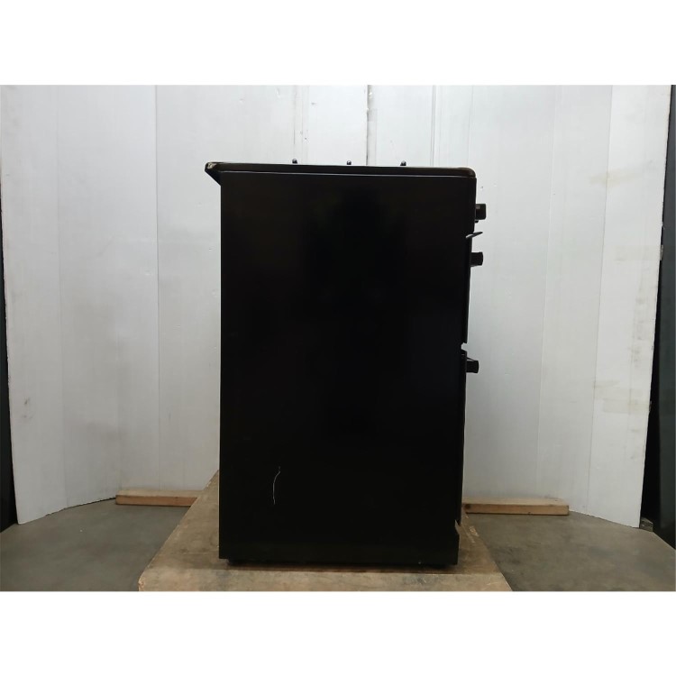 GRADE A2 - electriQ 60cm Dual Fuel Cooker - Black
