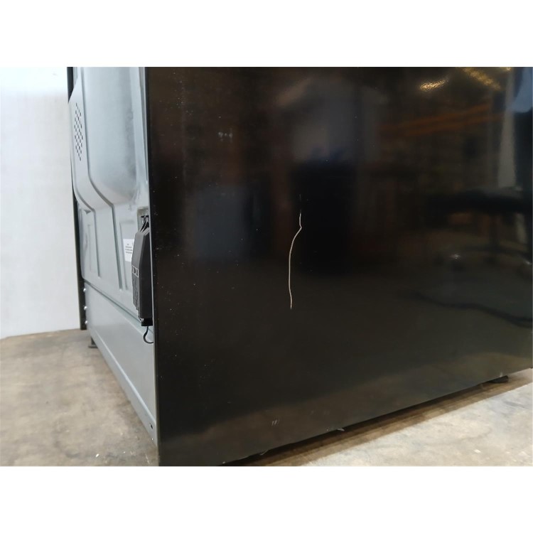 GRADE A2 - electriQ 60cm Dual Fuel Cooker - Black