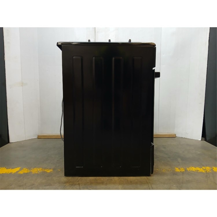 GRADE A2 - electriQ 90cm Gas Single Oven Range Cooker - Black