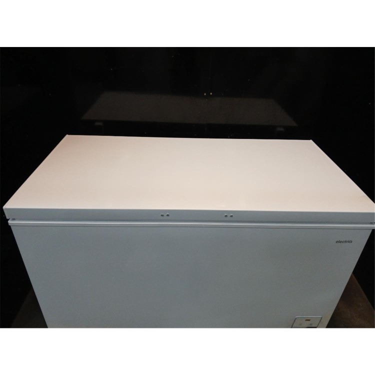 Refurbished electriQ 400 Litre Chest Freezer - White