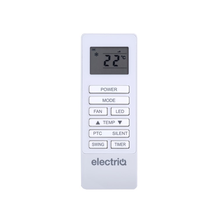 electriQ iQool 12000 BTU Wall Mounted All-In-One Smart Air Conditioner with Heat Pump - No Outdoor Unit Needed