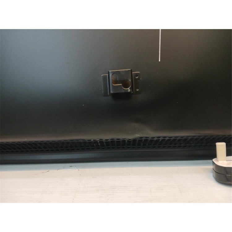 GRADE A3 - electriQ 2000W Smart Designer Glass Panel Heater - Wall Mountable & Bathroom Safe - Black