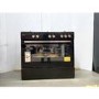 Refurbished electriQ 90cm Gas Range Cooker Black