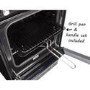 Refurbished electriQ 50cm Electric Cooker with Sealed Plate Hob - Black