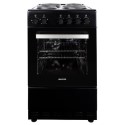 79051386/1/EQEC50B1 Refurbished electriQ 50cm Electric Cooker with Sealed Plate Hob - Black